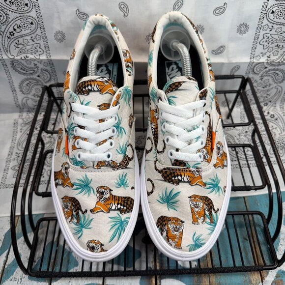 Vans Comfycush Era Discovery Project Cat/Tiger White Women’s 9.5 Men’s 8 - Picture 3 of 11